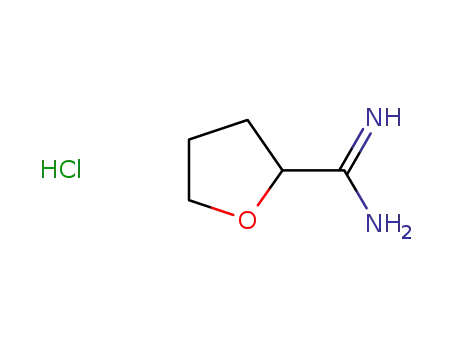 Molecular Structure of 619329-27-0 (tetrahydro-2-furancarboximidamide hydrochloride)