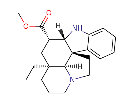 Molecular Structure of 55700-36-2 ((2β,5α,12β,19α)-Aspidospermidine-3α-carboxylic acid methyl ester)