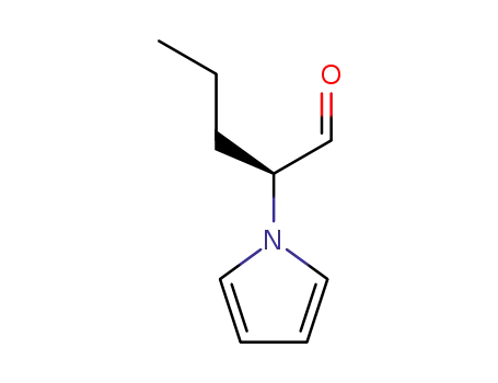 Molecular Structure of 618905-89-8 (1H-Pyrrole-1-acetaldehyde,alpha-propyl-,(alphaR)-(9CI))