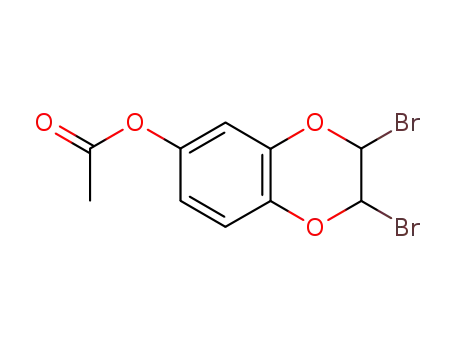 dibromo-2,3 acetoxy-6 benzodioxinne-1,4