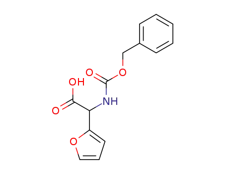 Molecular Structure of 61886-78-0 (CBZ-2-AMINO-2-FURANACETIC ACID)