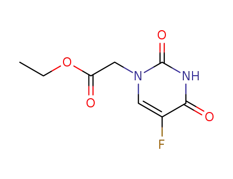 ethyl ω-N<sub>1</sub>-[5-fluoro-2,4(1H,3H)pyrimidinedione] acetate