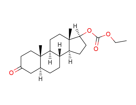 3-Oxo-17β-ethoxycarbonyloxy-5α-androstan