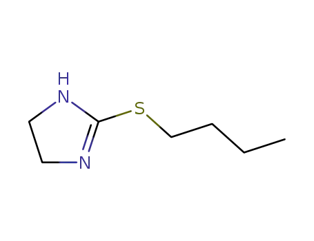Molecular Structure of 62059-38-5 (2-(Butylthio)-4,5-dihydro-1H-imidazole)