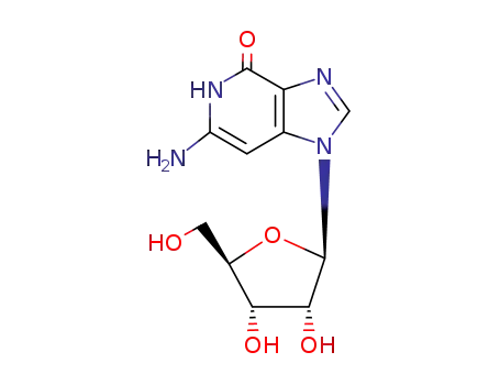 Molecular Structure of 56039-11-3 (3-deazaguanosine)