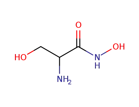 Molecular Structure of 55779-32-3 (AMINO ACID HYDROXAMATES DL-SERINE HYDROXAMATE)