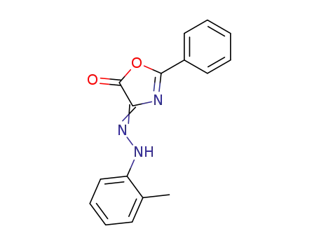 4,5-Oxazoledione, 2-phenyl-, 4-((2-methylphenyl)hydrazone)