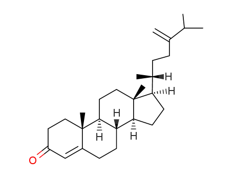 Molecular Structure of 55688-44-3 (24-Methylenecholest-4-en-3-one)