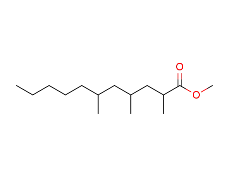 Molecular Structure of 55955-76-5 (2,4,6-Trimethylundecanoic acid methyl ester)
