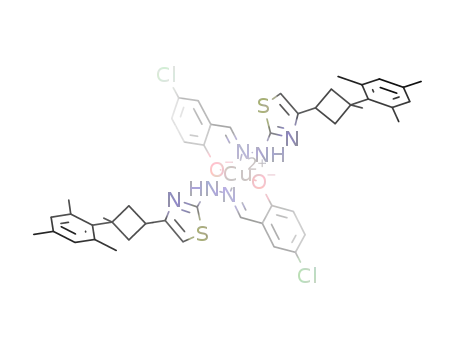 Cu(C<sub>24</sub>H<sub>25</sub>N<sub>3</sub>OSCl)2