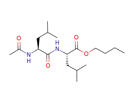 Molecular Structure of 55712-43-1 (N-(N-Acetyl-L-leucyl)-L-leucine butyl ester)