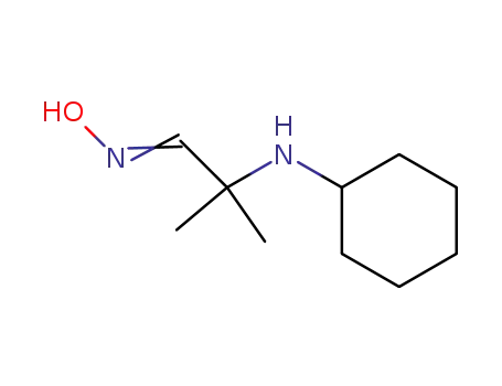 Molecular Structure of 55975-99-0 (2-(Cyclohexylamino)-2-methylpropanal oxime)