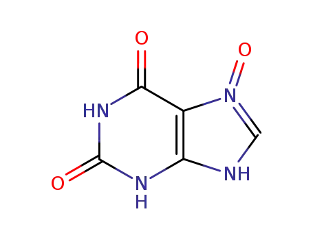 Molecular Structure of 5599-75-7 (7-hydroxy-3H-purine-2,6-dione)