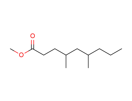 Molecular Structure of 55955-66-3 (4,6-Dimethylnonanoic acid methyl ester)