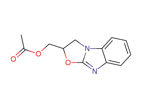 Molecular Structure of 61986-25-2 (2,3-dihydro[1,3]oxazolo[3,2-a]benzimidazol-2-ylmethyl acetate)