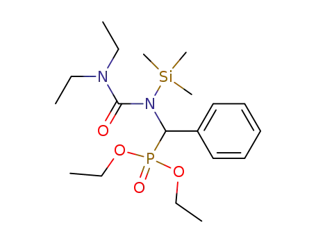 N,N-diethyl-N'-trimethylsilyl-N'-α-diethoxyphosphonylbenzylurea