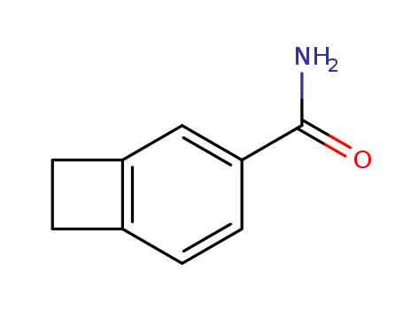 Molecular Structure of 825-73-0 (Bicyclo[4.2.0]octa-1,3,5-triene-3-carboxamide (7CI,8CI))