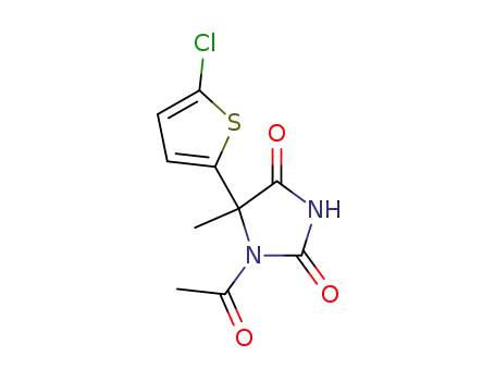 1-Acetyl-5-(5-chlorothiophen-2-yl)-5-methylimidazolidine-2,4-dione