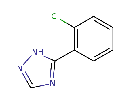 Molecular Structure of 56015-92-0 (5-(2-CHLOROPHENYL)-1H-1,2,4-TRIAZOLE)