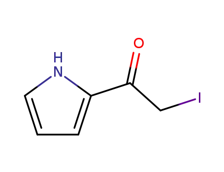 Molecular Structure of 55984-20-8 (2-iodo-1-(1H-pyrrol-2-yl)ethanone)
