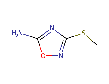 1,2,4-Oxadiazol-5-amine,3-(methylthio)- cas  55864-39-6