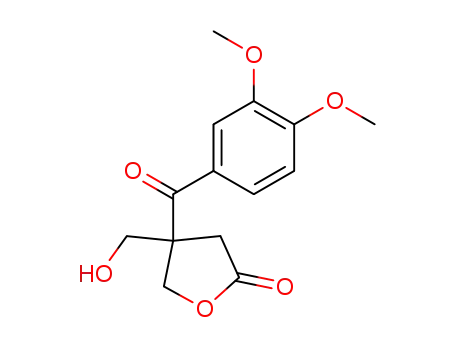 4-hydroxymethyl-4-veratroyl-dihydro-furan-2-one