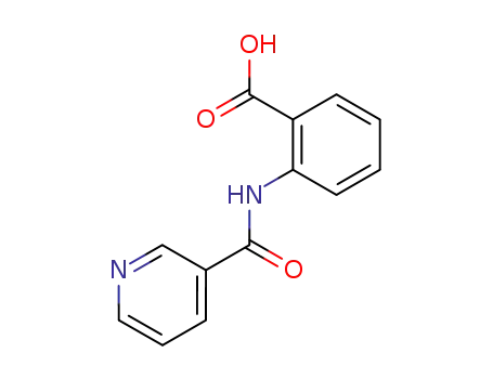 Molecular Structure of 6188-02-9 (2-[(PYRIDINE-3-CARBONYL)-AMINO]-BENZOIC ACID)