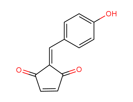 4-Cyclopentene-1,3-dione,2-[(4-hydroxyphenyl)methylene]- cas  55776-44-8