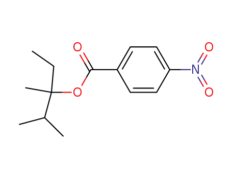 Molecular Structure of 55705-67-4 (2,3-dimethylpentan-3-yl 4-nitrobenzoate)