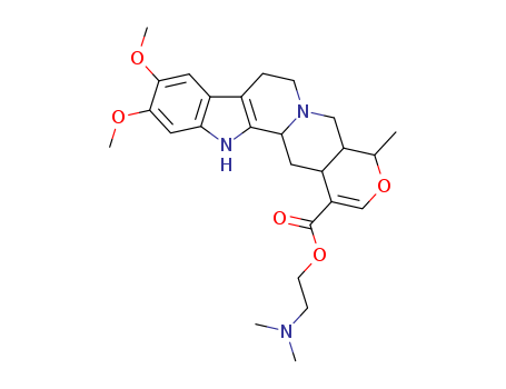 Oxayohimban-16-carboxylicacid, 16,17-didehydro-10,11-dimethoxy-19-methyl-, 2-(dimethylamino)ethyl ester,(3b,19a,20a)- (9CI)