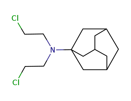 Molecular Structure of 5592-71-2 (amantadine-N-mustard)