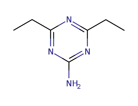 Molecular Structure of 5599-20-2 (4,6-diethyl-1,3,5-triazin-2-amine)