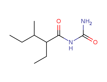 Pentanamide,N-(aminocarbonyl)-2-ethyl-3-methyl- cas  5579-13-5