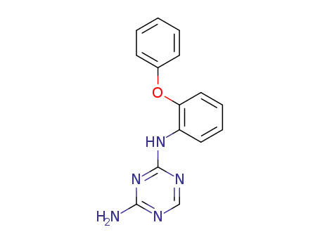 Molecular Structure of 5591-66-2 (N-(2-phenoxyphenyl)-1,3,5-triazine-2,4-diamine)