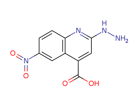 4-Quinolinecarboxylicacid, 2-hydrazinyl-6-nitro-
