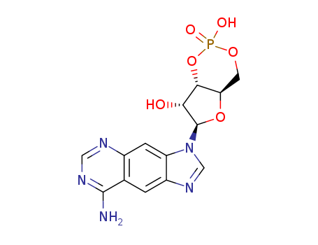 3H-Imidazo[4,5-g]quinazolin-8-amine,3-(3,5-O-phosphinico-b-D-ribofuranosyl)- (9CI)