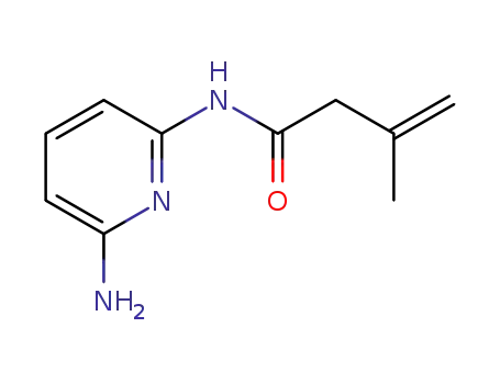 Molecular Structure of 846035-54-9 (3-Butenamide, N-(6-amino-2-pyridinyl)-3-methyl-)