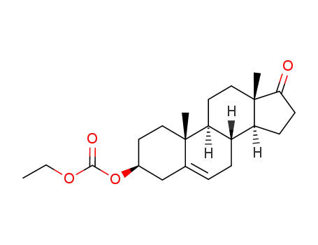 Molecular Structure of 86270-42-0 (3β-ethoxycarbonylandrost-5-en-17-one)