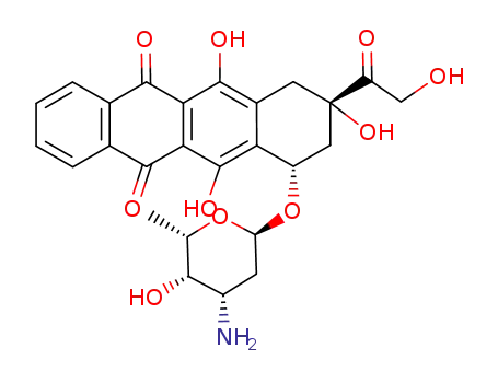 Molecular Structure of 64314-52-9 (Medorubicin)