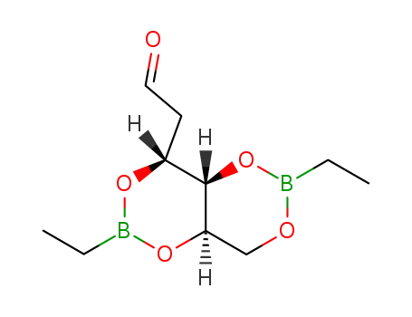 2-Desoxy-3,5:4,6-di-O-(ethylborandiyl)-aldehydo-D-arabino-hexose
