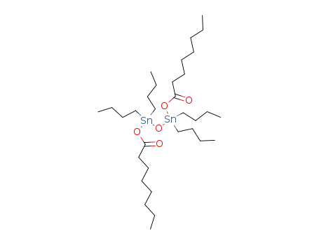Octanoic acid, 1,1,3,3-tetrabutyl-1,3-distannoxanediyl ester