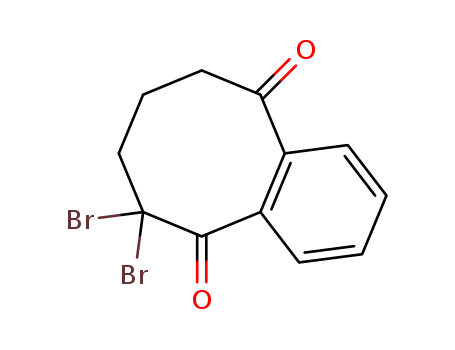 5,10-Benzocyclooctenedione,6,6-dibromo-6,7,8,9-tetrahydro-