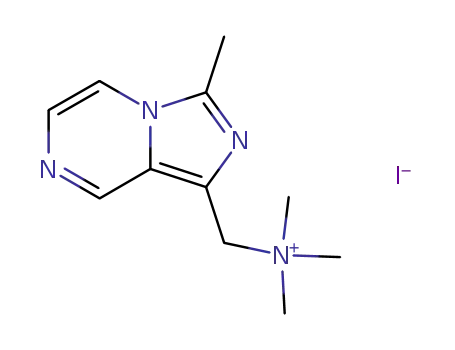 Molecular Structure of 56481-37-9 (N,N,N-trimethyl(3-methylimidazo[1,5-a]pyrazin-1-yl)methanaminium)