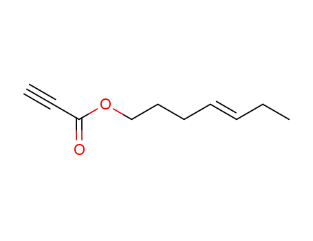 Molecular Structure of 79405-41-7 (Propynoic acid (E)-hept-4-enyl ester)