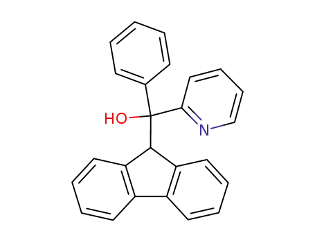 Molecular Structure of 56501-89-4 (2-Pyridinemethanol, alpha-9H-fluoren-9-yl-alpha-phenyl-)