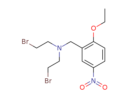 Benzenemethanamine,N,N-bis(2-bromoethyl)-2-ethoxy-5-nitro- cas  56537-96-3