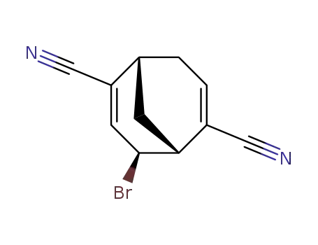 Bicyclo[3.3.1]nona-2,6-diene-2,6-dicarbonitrile, 4-bromo-, exo-
