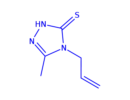 Molecular Structure of 6232-84-4 (4-ALLYL-5-METHYL-4H-1,2,4-TRIAZOLE-3-THIOL)
