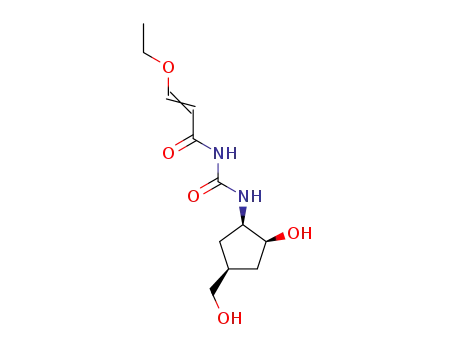 (E)-3-ethoxy-N-[[2-hydroxy-4-(hydroxymethyl)cyclopentyl]carbamoyl]prop-2-enamide