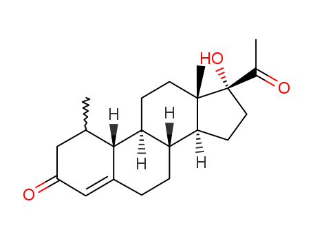 17-Hydroxy-1-methyl-19-norpregn-4-ene-3,20-dione